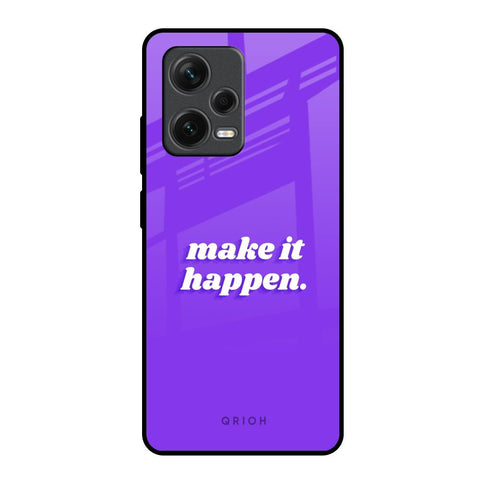 Make it Happen Redmi Note 12 Pro 5G Glass Back Cover Online