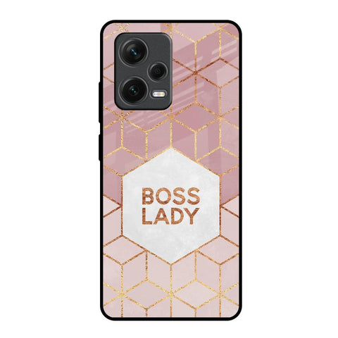 Boss Lady Redmi Note 12 Pro 5G Glass Back Cover Online