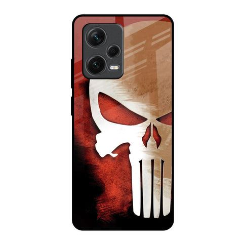 Red Skull Redmi Note 12 Pro 5G Glass Back Cover Online