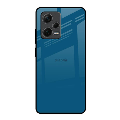 Cobalt Blue Redmi Note 12 Pro 5G Glass Back Cover Online