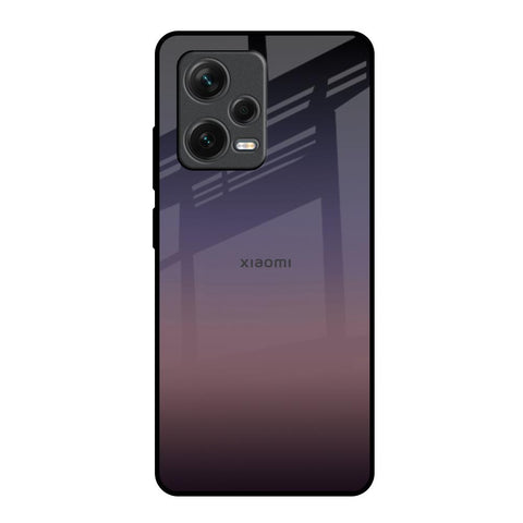 Grey Ombre Redmi Note 12 Pro 5G Glass Back Cover Online