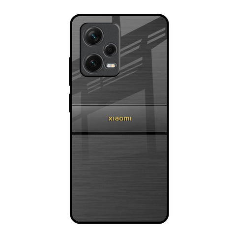 Grey Metallic Glass Redmi Note 12 Pro 5G Glass Back Cover Online