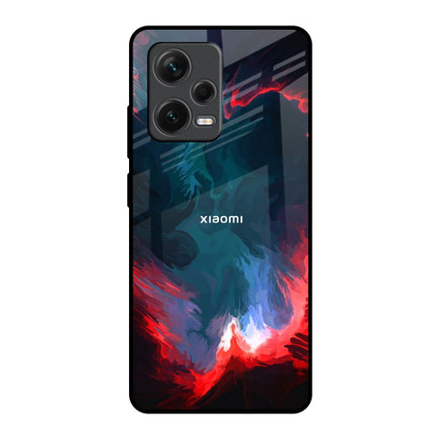 Brush Art Redmi Note 12 Pro 5G Glass Back Cover Online