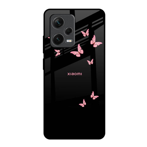 Fly Butterfly Redmi Note 12 Pro 5G Glass Back Cover Online