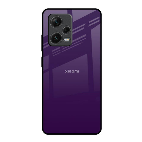 Dark Purple Redmi Note 12 Pro 5G Glass Back Cover Online