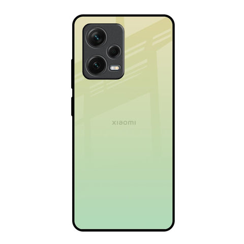 Mint Green Gradient Redmi Note 12 Pro 5G Glass Back Cover Online