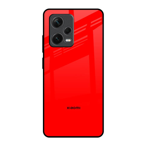 Blood Red Redmi Note 12 Pro 5G Glass Back Cover Online