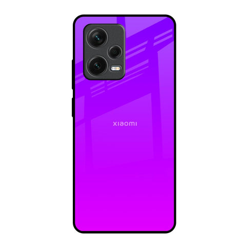 Purple Pink Redmi Note 12 Pro 5G Glass Back Cover Online