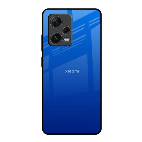 Egyptian Blue Redmi Note 12 Pro 5G Glass Back Cover Online