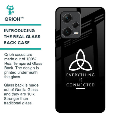 Everything Is Connected Glass Case for Redmi Note 12 Pro 5G