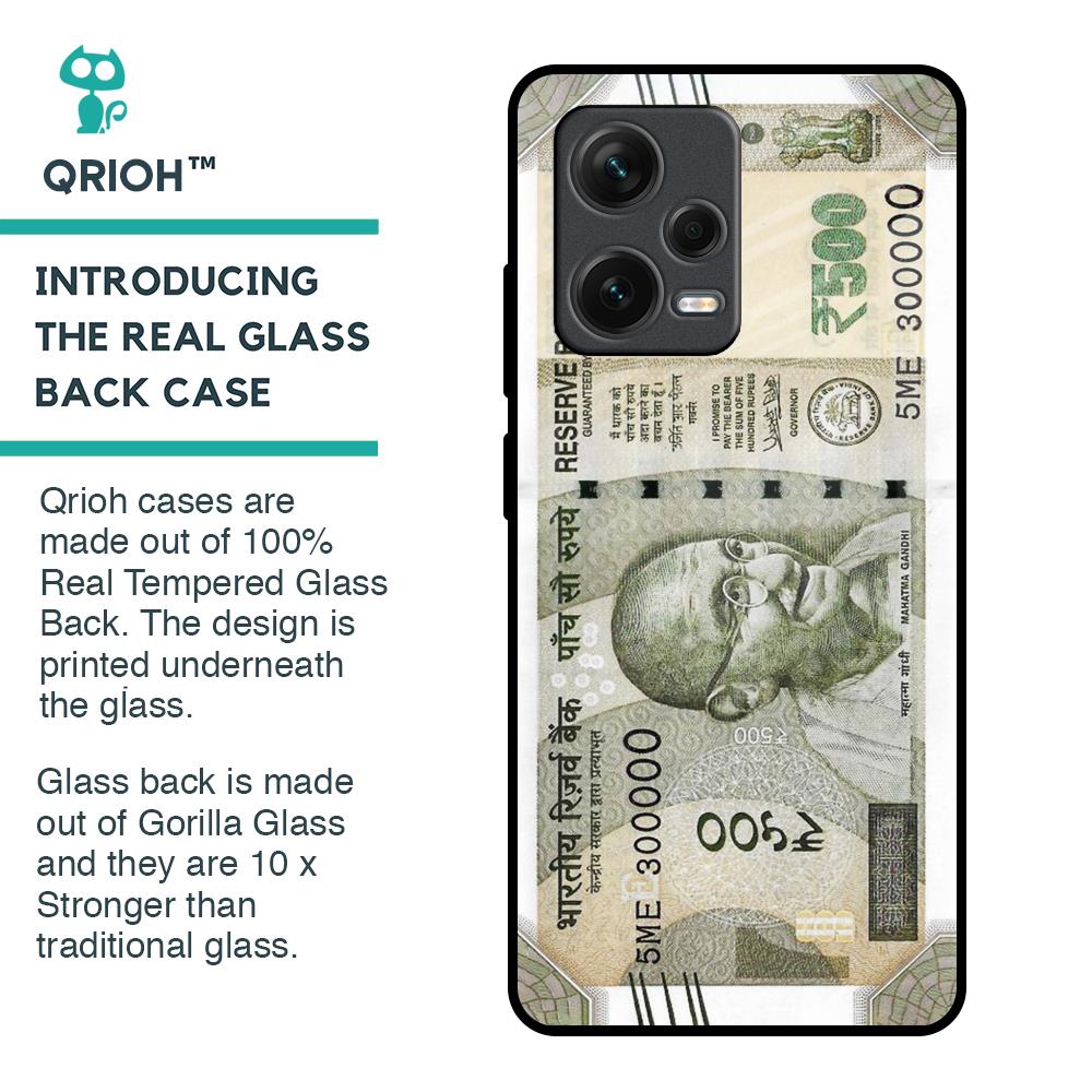 Cash Mantra Glass Case for Redmi Note 12 Pro 5G