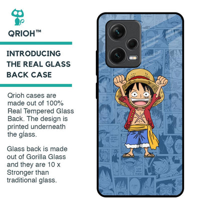 Chubby Anime Glass Case for Redmi Note 12 Pro 5G