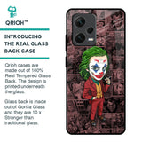 Joker Cartoon Glass Case for Redmi Note 12 Pro 5G