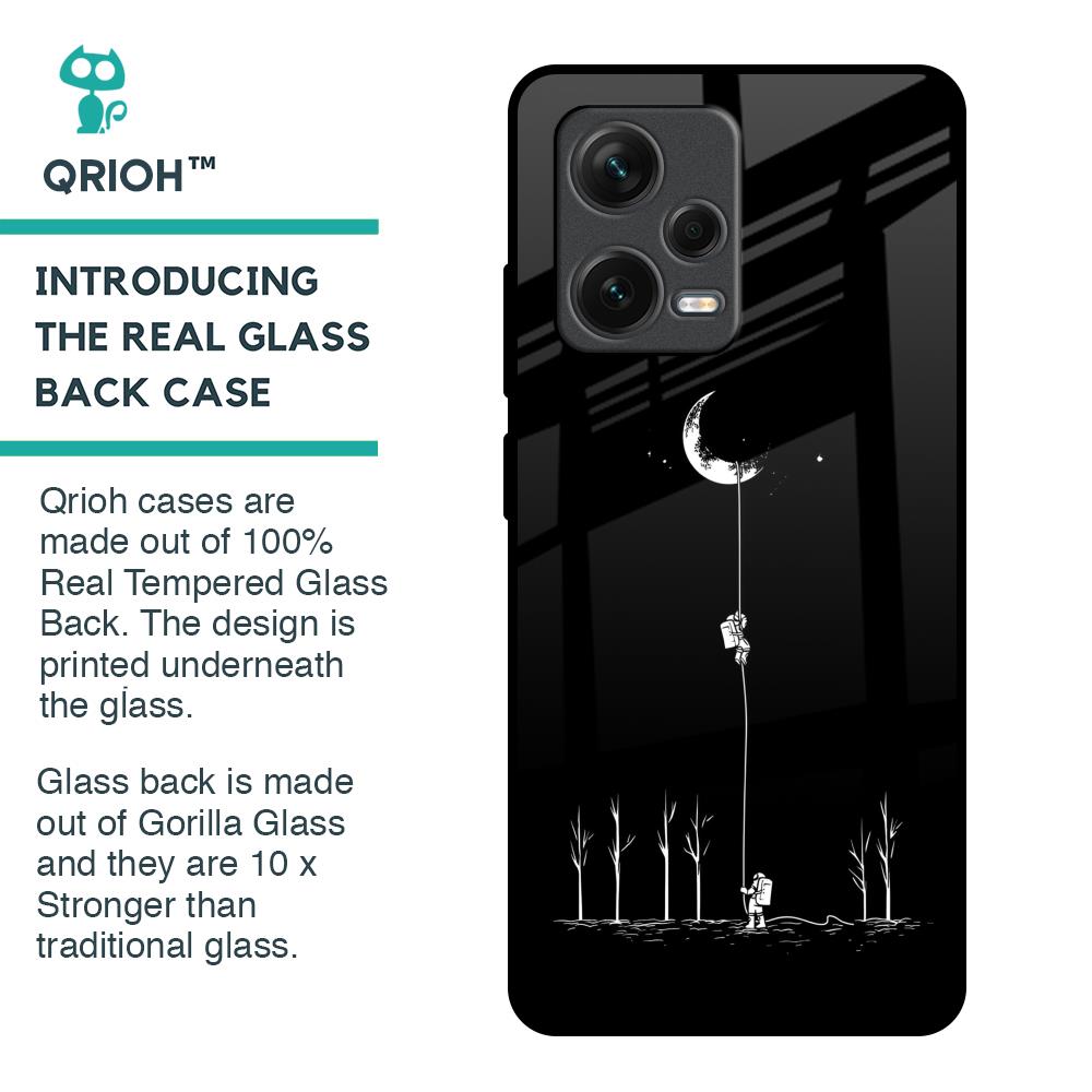 Catch the Moon Glass Case for Redmi Note 12 Pro 5G