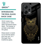 Golden Owl Glass Case for Redmi Note 12 Pro 5G