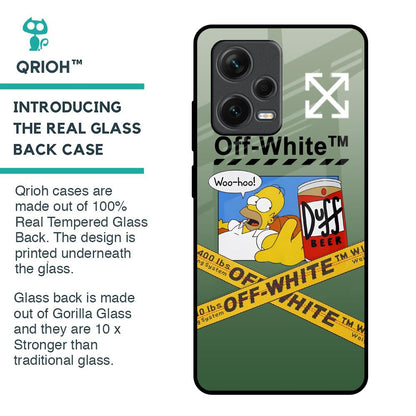Duff Beer Glass Case for Redmi Note 12 Pro 5G