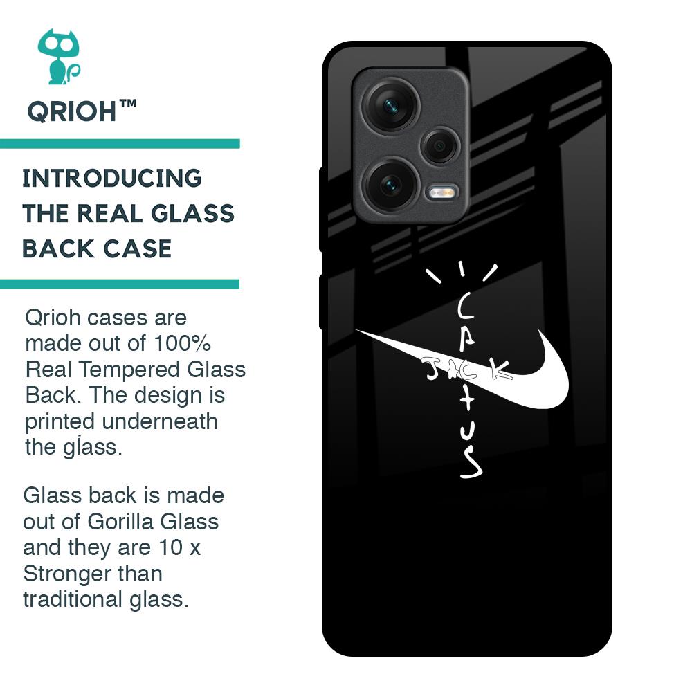 Jack Cactus Glass Case for Redmi Note 12 Pro 5G
