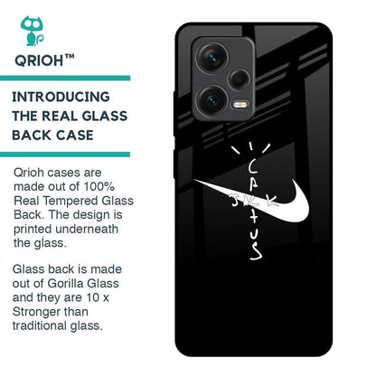 Jack Cactus Glass Case for Redmi Note 12 Pro 5G