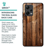 Timber Printed Glass Case for Redmi Note 12 Pro 5G