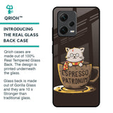 Tea With Kitty Glass Case For Redmi Note 12 Pro 5G