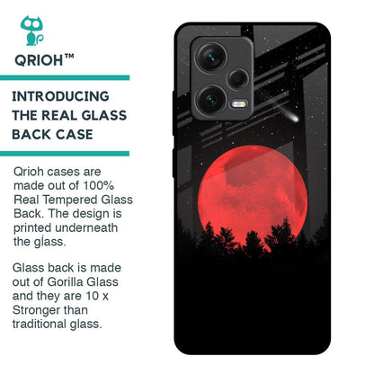 Moonlight Aesthetic Glass Case For Redmi Note 12 Pro 5G
