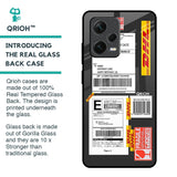 Cool Barcode Label Glass Case For Redmi Note 12 Pro 5G