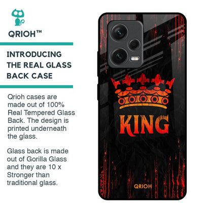 Royal King Glass Case for Redmi Note 12 Pro 5G