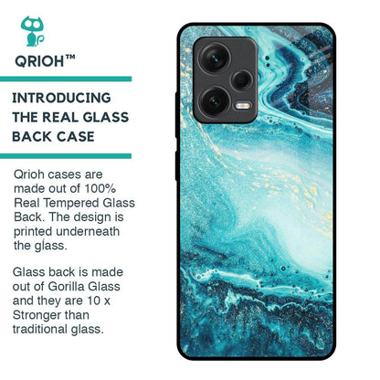 Sea Water Glass Case for Redmi Note 12 Pro 5G