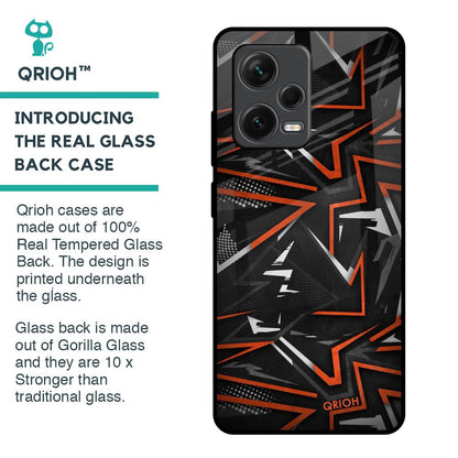 Vector Art Glass Case for Redmi Note 12 Pro 5G