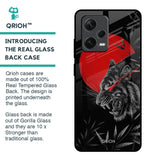 Red Moon Tiger Glass Case for Redmi Note 12 Pro 5G