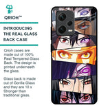 Anime Eyes Glass Case for Redmi Note 12 Pro 5G