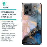 Marble Ink Abstract Glass Case for Redmi Note 12 Pro 5G