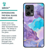 Alcohol ink Marble Glass Case for Redmi Note 12 Pro 5G