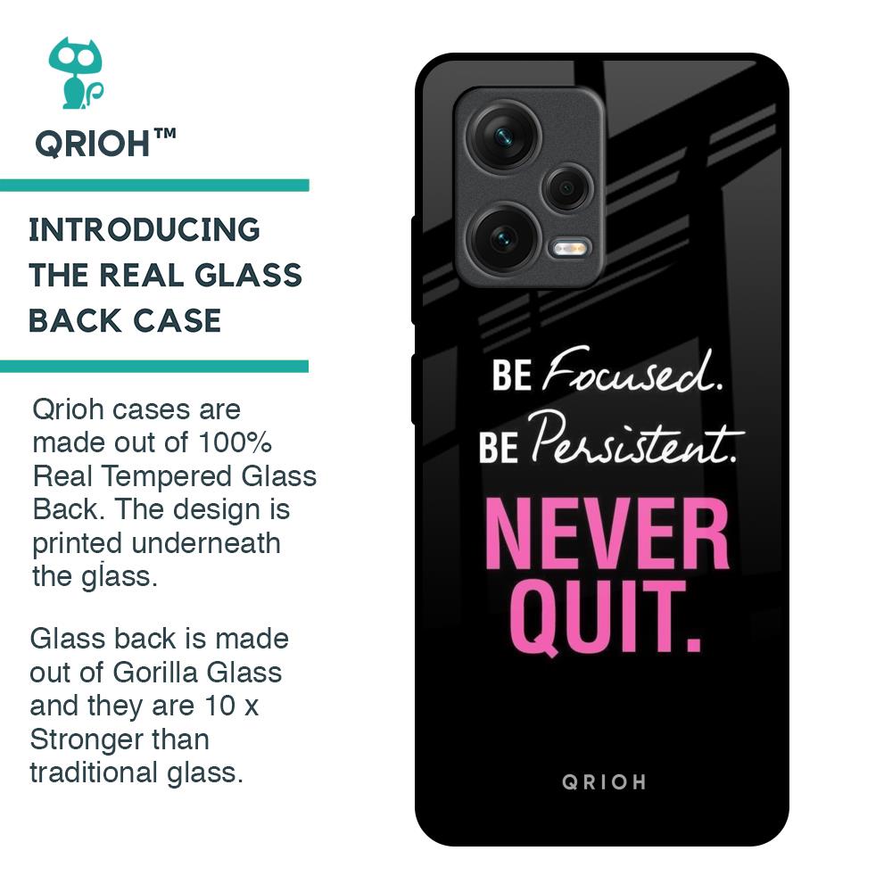 Be Focused Glass Case for Redmi Note 12 Pro 5G
