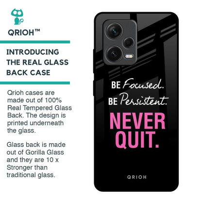 Be Focused Glass Case for Redmi Note 12 Pro 5G