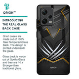 Black Warrior Glass Case for Redmi Note 12 Pro 5G