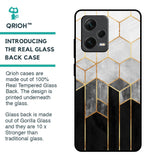 Tricolor Pattern Glass Case for Redmi Note 12 Pro 5G