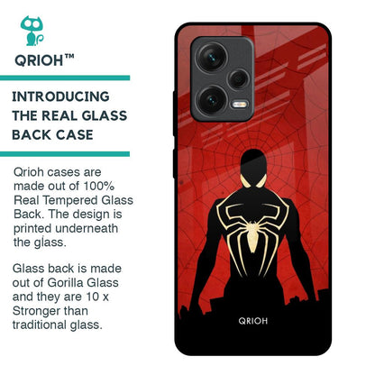 Mighty Superhero Glass Case For Redmi Note 12 Pro 5G