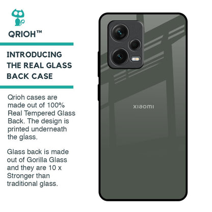 Charcoal Glass Case for Redmi Note 12 Pro 5G
