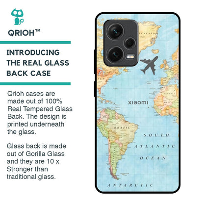 Fly Around The World Glass Case for Redmi Note 12 Pro 5G