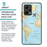 Fly Around The World Glass Case for Redmi Note 12 Pro 5G