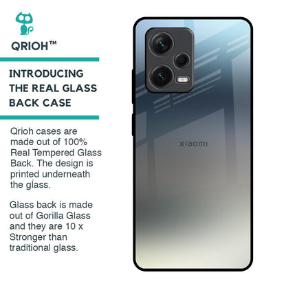 Tricolor Ombre Glass Case for Redmi Note 12 Pro 5G