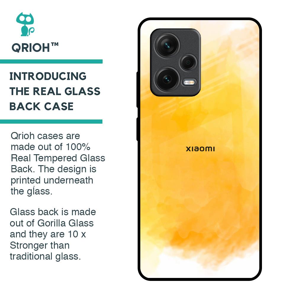 Rustic Orange Glass Case for Redmi Note 12 Pro 5G