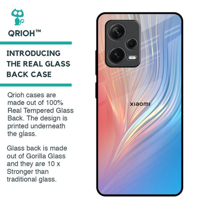 Mystic Aurora Glass Case for Redmi Note 12 Pro 5G