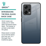 Smokey Grey Color Glass Case For Redmi Note 12 Pro 5G