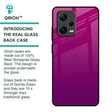Magenta Gradient Glass Case For Redmi Note 12 Pro 5G