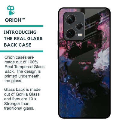 Smudge Brush Glass case for Redmi Note 12 Pro 5G