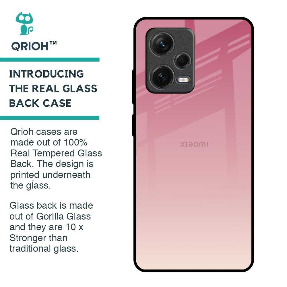 Blooming Pink Glass Case for Redmi Note 12 Pro 5G