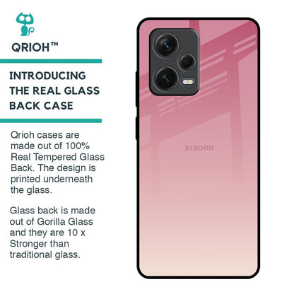 Blooming Pink Glass Case for Redmi Note 12 Pro 5G