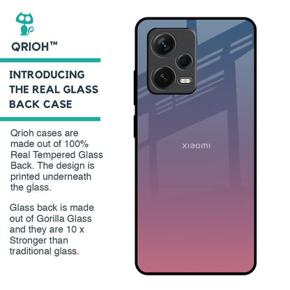 Pastel Gradient Glass Case for Redmi Note 12 Pro 5G